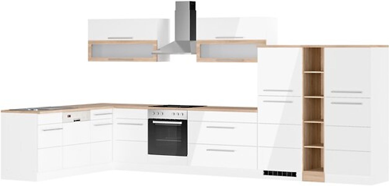 KOCHSTATION Winkelküche "KS-Wien" Stellbreite 220 x 420 cm, wahlweise mit E günstig online kaufen