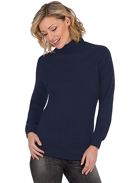 Trigema Rollkragenshirt TRIGEMA Langarm Ski- und günstig online kaufen