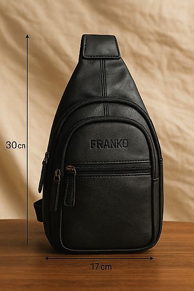 FRANKO GERMANY Umhängetasche Hochwertige Büffelleder Crossbody günstig online kaufen