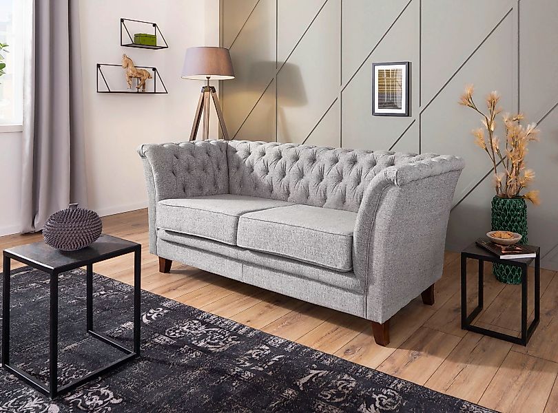 Home affaire Chesterfield-Sofa "Dover", aufwändige Knopfheftung in Chesterf günstig online kaufen