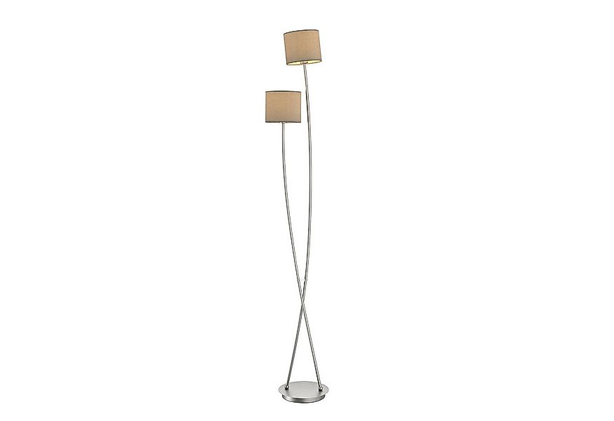 Lucande Stehlampe Juljana, Creme IP20, 2 x 40 W günstig online kaufen
