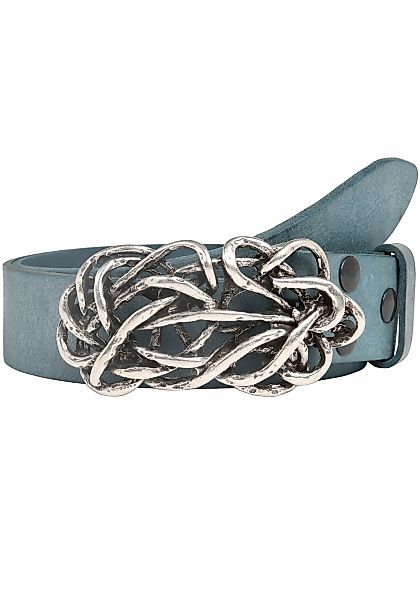 Rettungsring Gürtel Ledergürtel mit austauschbarer Schließe "Strohknoten" günstig online kaufen