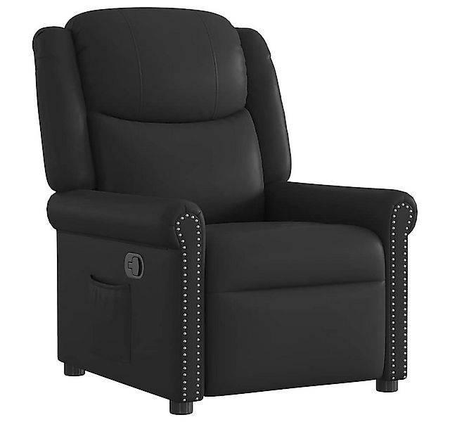 vidaXL Sessel Relaxsessel Glänzend Schwarz Kunstleder (1-St) günstig online kaufen