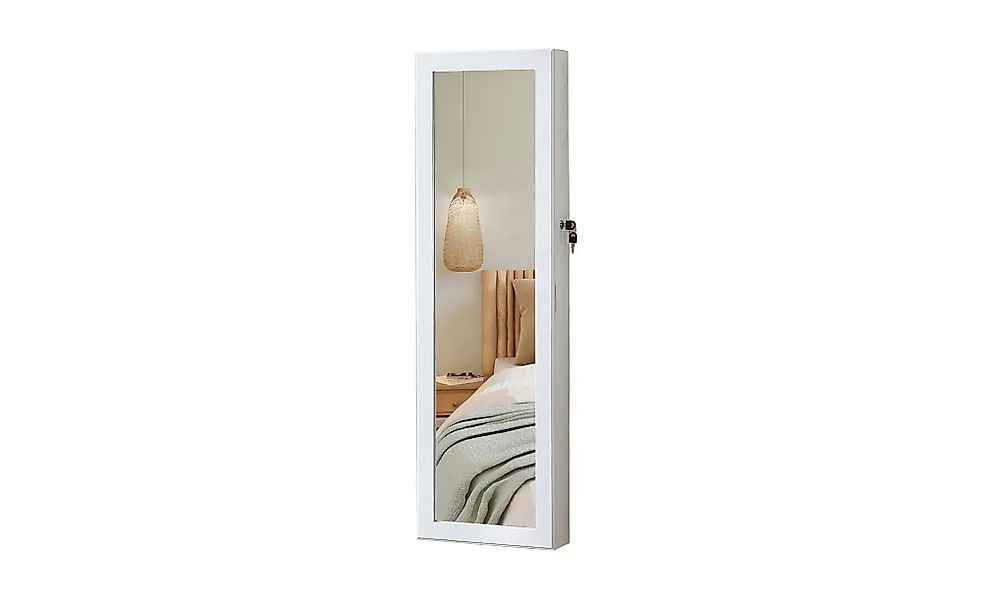 Wandspiegel   ¦ weiß ¦ Glas,Holzwerkstoff ¦ Maße (cm): B: 36,7 H: 120 Garde günstig online kaufen