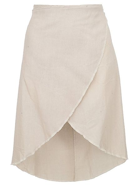 Guru-Shop Minirock Psytrance Goa Wickelrock, Minirock - naturweiß alternati günstig online kaufen