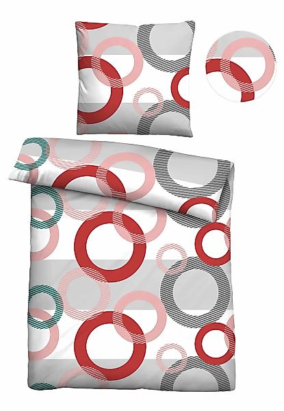 Castell - Markenbettwäsche Bettwäsche "0040568" 2 Stk. hautsympathisch, 100 günstig online kaufen