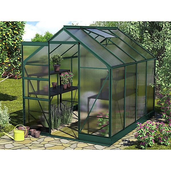 Vitavia Gewächshaus Apollo 5000 Smaragd 5 m² inkl. Fundament günstig online kaufen