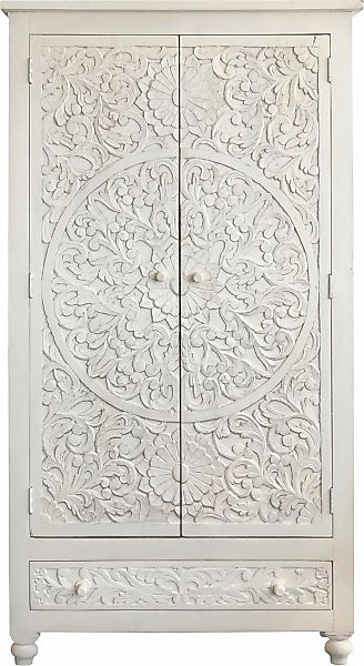 OTTO home Kleiderschrank "Fenris" pflegeleichtes Mangoholz, mit dekorativen günstig online kaufen