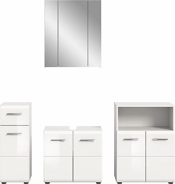INOSIGN Badmöbel-Set "FLORENZ, TOPSELLER, 4-teilige Badkombination, hochwer günstig online kaufen