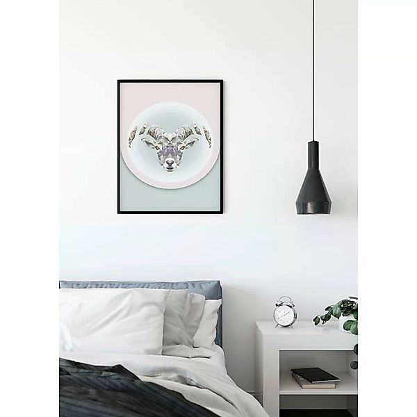 Komar Wandbild Capricorn Tiere B/L: ca. 40x50 cm günstig online kaufen