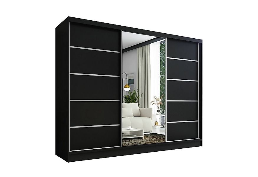 A&J MöbelLand GmbH Schiebetürenschrank AURELIA 1 mit 3 Schubladen und Spieg günstig online kaufen