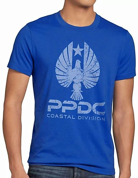 style3 Print-Shirt Herren T-Shirt Pan Pacific Defense kaiju abwehr günstig online kaufen