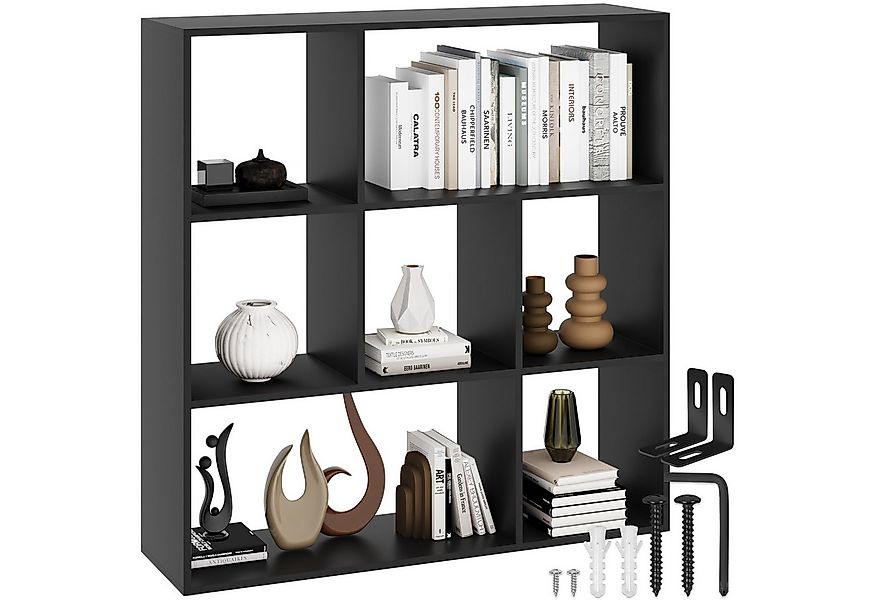 tectake Bücherregal Bücherständer Tartu mit 7 offenen Fächern, 104x29x107cm günstig online kaufen
