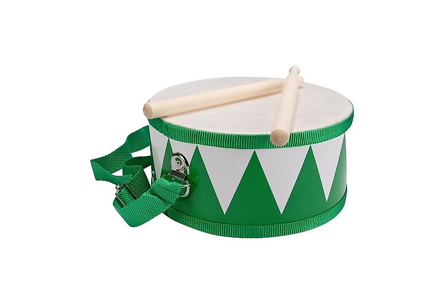 GICO Spielzeug-Musikinstrument Trommel für Kinder grün-weiss Kindertrommel günstig online kaufen