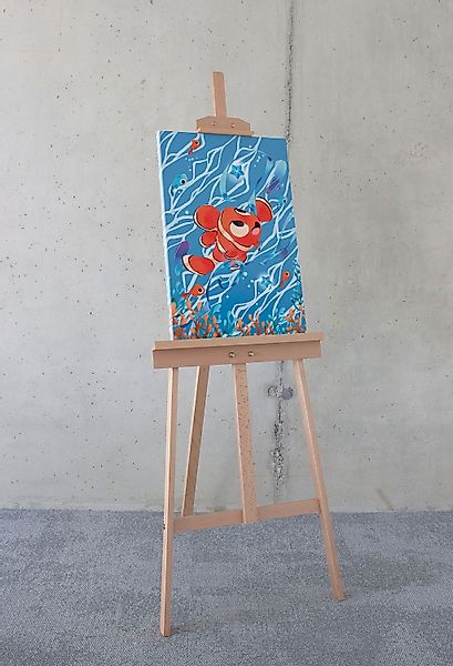 Komar Leinwandbild "Carefree Nemo - Größe 40 x 60 cm" Disney 40 x 60 cm (Br günstig online kaufen