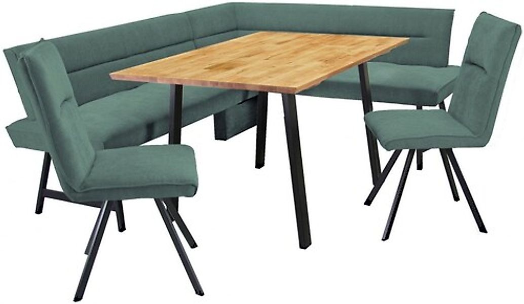 Home affaire Eckbankgruppe »Sava« Set, 4 Stk. tlg. Eckbank mit Wellenfederu günstig online kaufen
