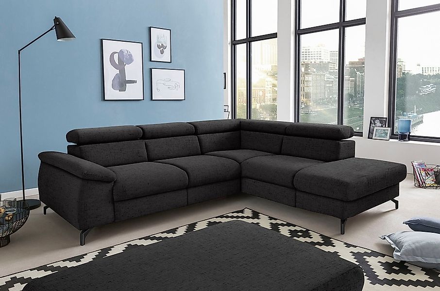 COTTA Polstergarnitur "Komaris L-Form", (Set), Set bestehend aus: Ecksofa m günstig online kaufen