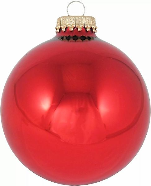 Krebs Glas Lauscha Weihnachtsbaumkugel "CBK78159, Weihnachtsdeko rot, Chris günstig online kaufen