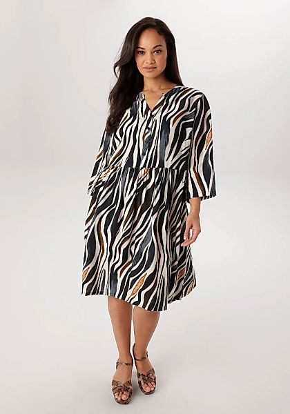 Aniston PLUS Tunikakleid im extravaganten Zebra-Print - NEUE KOLLEKTION günstig online kaufen