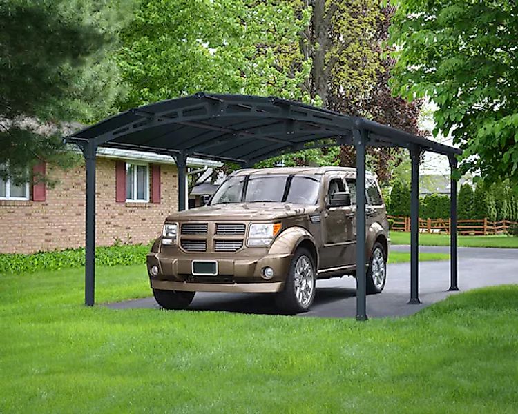 Palram - Canopia Einzelcarport »Arcadia« Aluminium 325 cm Anthrazit wartung günstig online kaufen