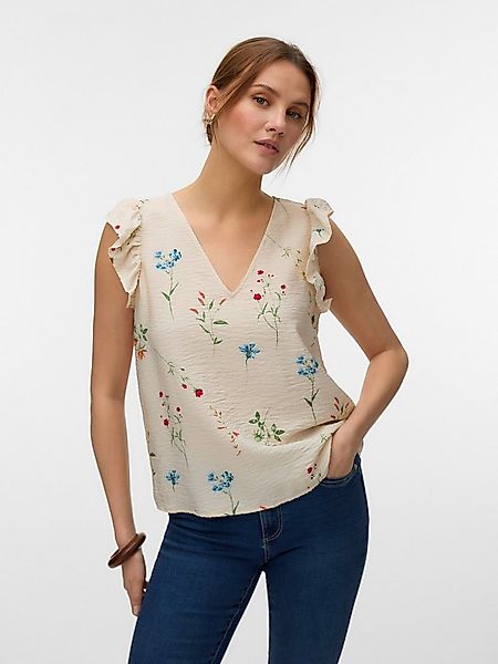 Vero Moda Blusentop VMJOSIE SL V-NECK TOP WVN GA Viskosemischung, regular f günstig online kaufen
