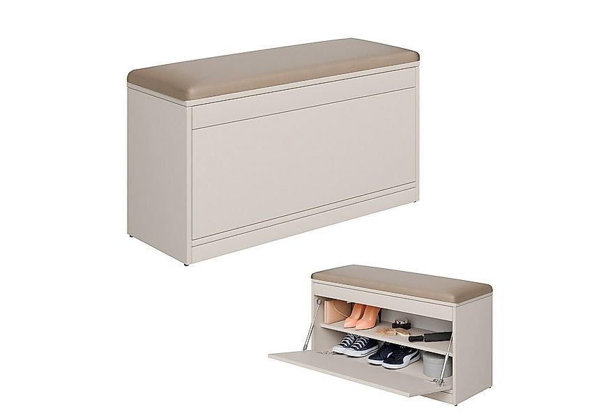 Platan Room Schuhschrank Schuhregal mit Sitzkissen, Schuhkommode, Schuhbank günstig online kaufen