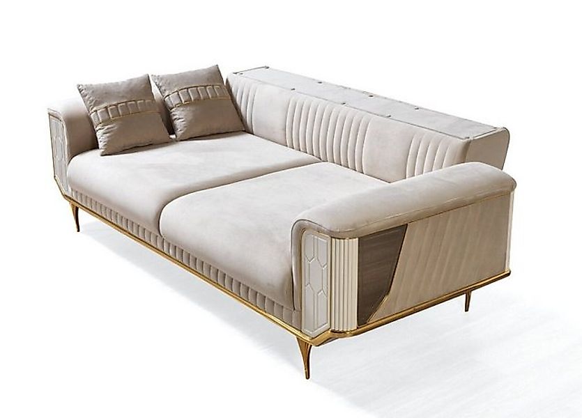 JVmoebel Sofa Polster Designer Möbel Dreisitzer Sofa 3 Sitzer Sofas Luxus T günstig online kaufen