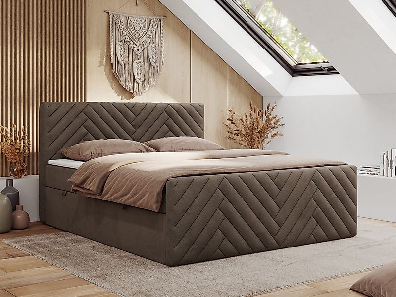 MKS MÖBEL Boxspringbett PARIS DUO (Packung, günstig online kaufen
