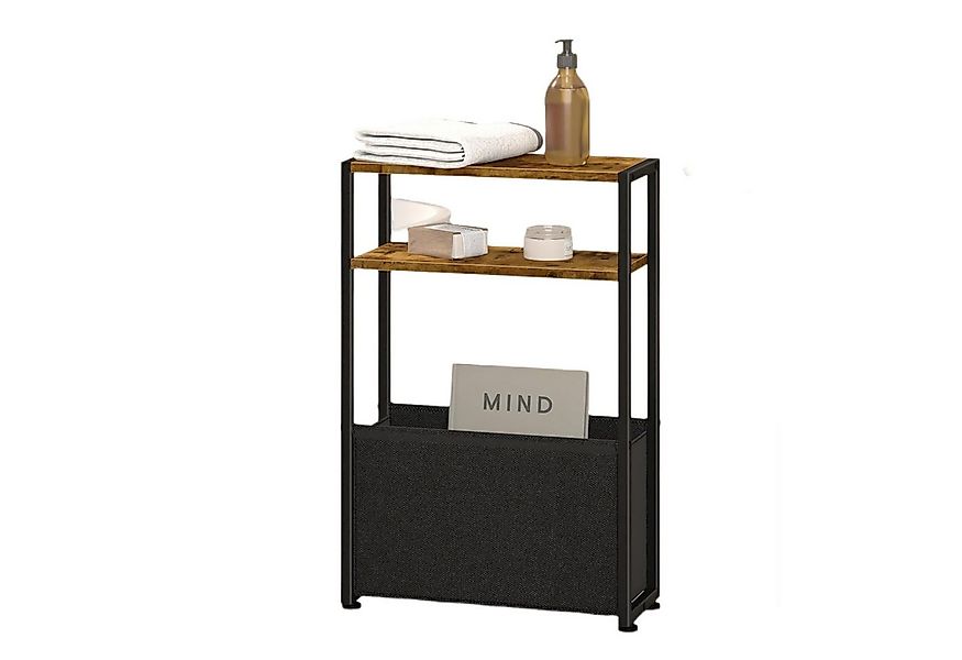HEYHIPPO Ablageregal Schmaler Tisch mit Stoffkorb (65x40cm), platzsparend f günstig online kaufen