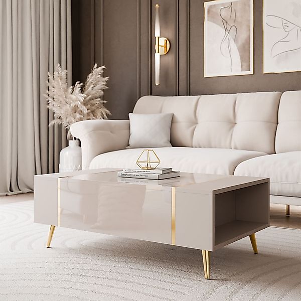yourhouse24 Couchtisch ONYX Kaschmir Gold Beine günstig online kaufen