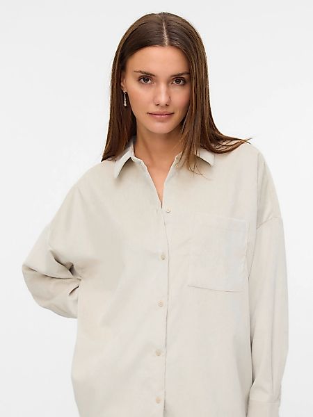 Vero Moda Hemdbluse "VMSANNE COURDEROY LS SHIRT WVN GA NOOS" günstig online kaufen