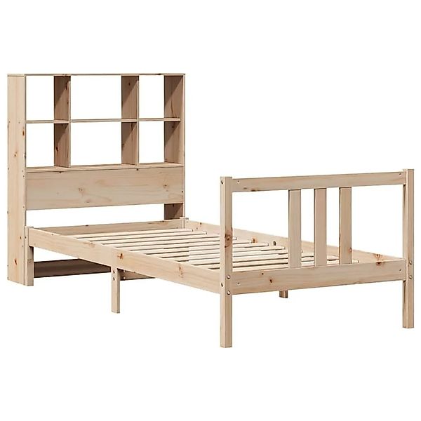 vidaXL Massivholzbett mit Regal ohne Matratze 90x190 cm Kiefernholz 3322301 günstig online kaufen