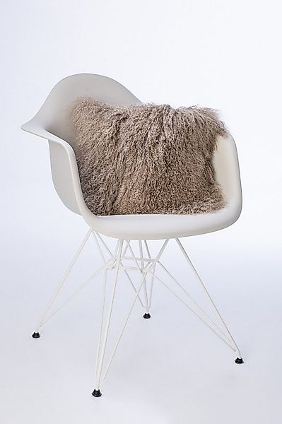 LIRA Deko Kissenhülle Lammfell Kissenbezug Tibetlammkissen 100% mongolische günstig online kaufen