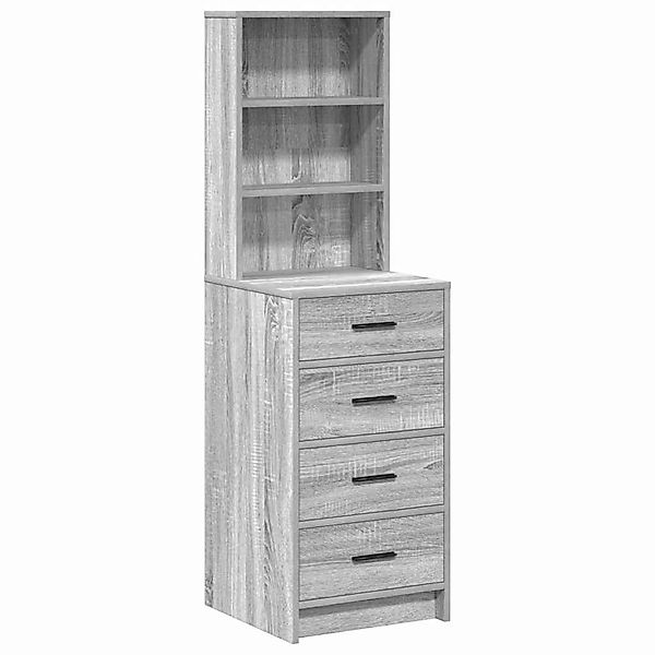 vidaXL Highboard Grau Sonoma 40 x 41 x 135 cm Holzwerkstoff 865051 günstig online kaufen
