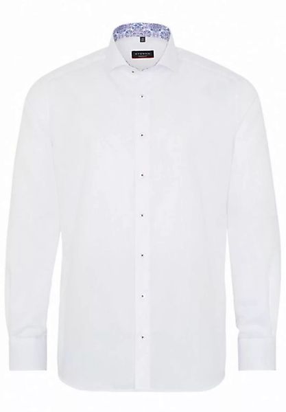 Eterna Klassische Bluse ETERNA MODERN FIT Langarm Hemd weiß strukturiert 32 günstig online kaufen