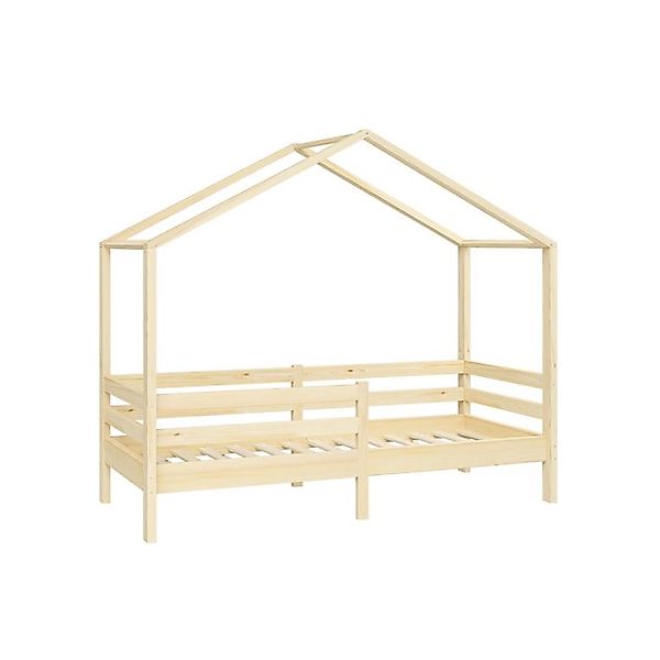 Bellabino Hausbett Abia (90x200 cm natur), Hausbett mit Stauraum günstig online kaufen