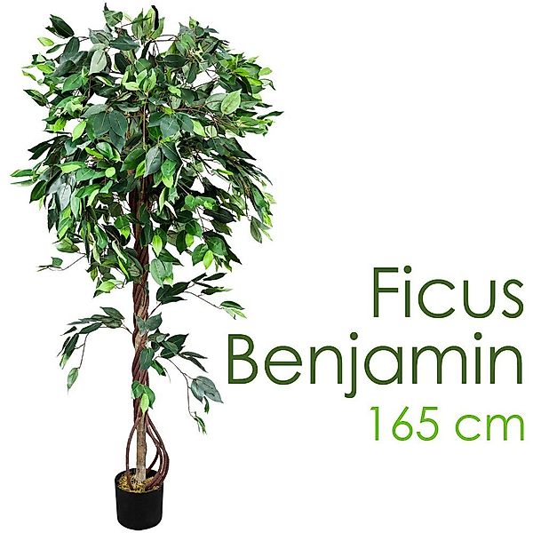 Kunstbaum Ficus Benjamin Kunstpflanze Künstliche Pflanze günstig online kaufen