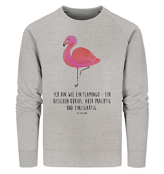 Mr. & Mrs. Panda Longpullover Flamingo Classic Größe XL - Heather Grey - Ge günstig online kaufen