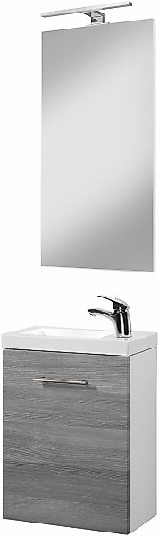 welltime Waschtisch-Set "Trento", (Set, 4 St.), Badmöbel Breite 40cm, Gäste günstig online kaufen