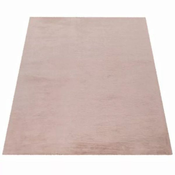 Paco Home Teppich Teppich SOF 380 Plüsch Shaggy Waschbar pink Gr. 80 x 150 günstig online kaufen