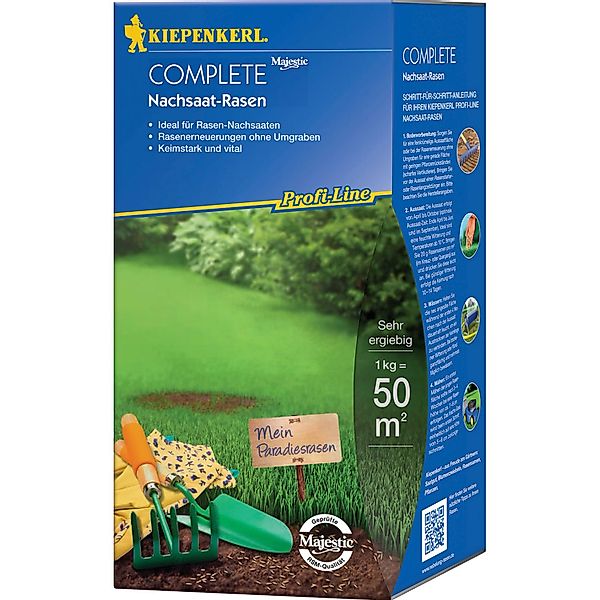 Kiepenkerl Nachsaat-Rasen Profi-Line Complete 1 kg günstig online kaufen