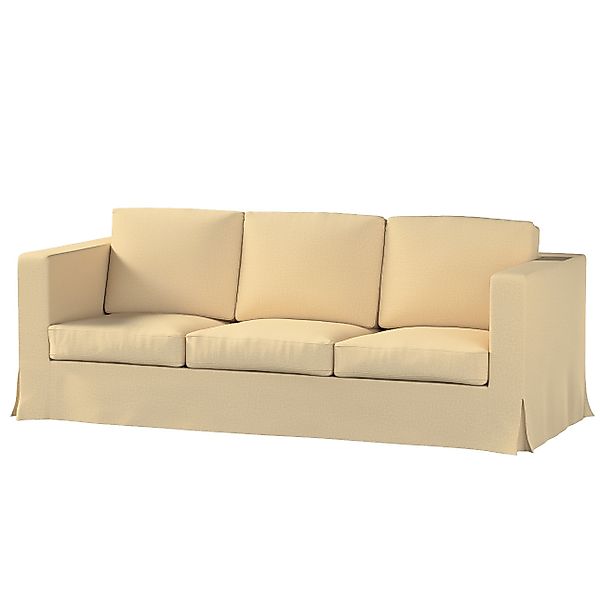 Bezug für Karlanda 3-Sitzer Sofa nicht ausklappbar, lang, sandfarben, Bezug günstig online kaufen