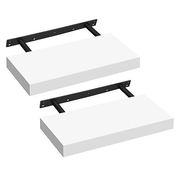 VASAGLE Wandregal, 2-tlg., Wandboard, Bereite 40 günstig online kaufen