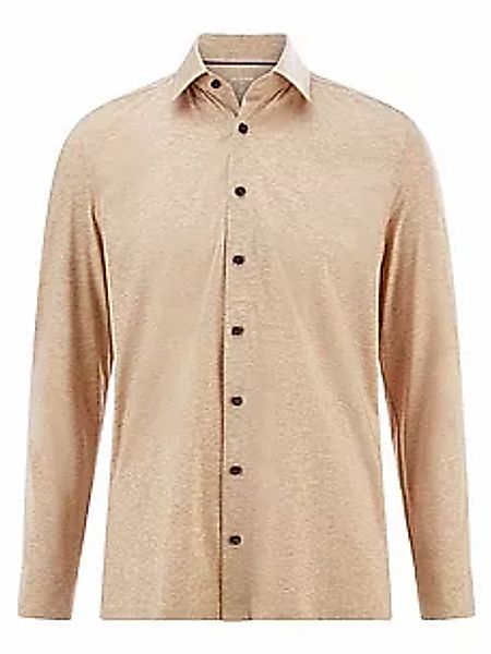 Jersey-Hemd Olymp beige günstig online kaufen