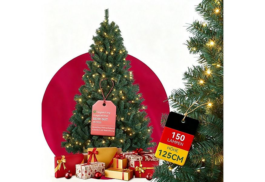 oyajia Künstlicher Weihnachtsbaum Künstlicher Weihnachtsbaum,8 Beleuchtungs günstig online kaufen