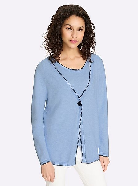 heine Strickjacke Twinset Langarm Feinstrick günstig online kaufen