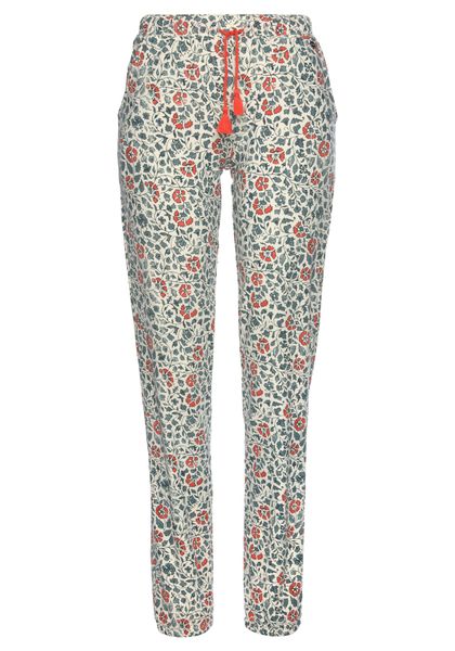 LASCANA Schlafhose im Blumen Allover-Druck günstig online kaufen