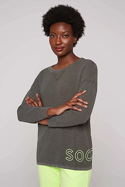 SOCCX Rundhalspullover, aus Baumwolle günstig online kaufen