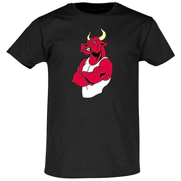 Banco T-Shirt Roter Stier mit Unterhemd 100% Baumwolle günstig online kaufen