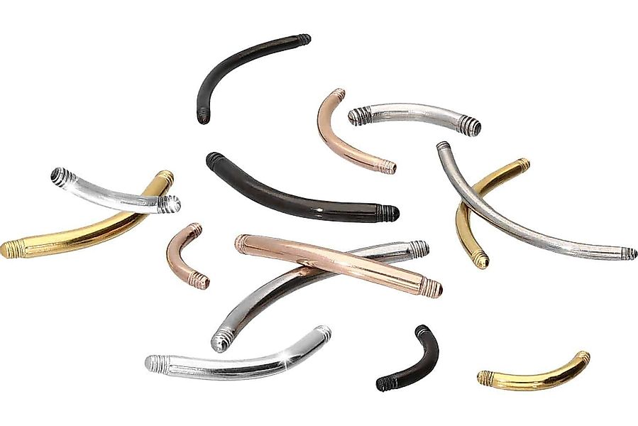 PIERCINGLINE Bauchnabelpiercing Titan Banane ohne Kugeln günstig online kaufen